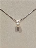 Collana Davite & Delucchi Donna CLASSIC LINE in Oro bianco Perla CLNP11248